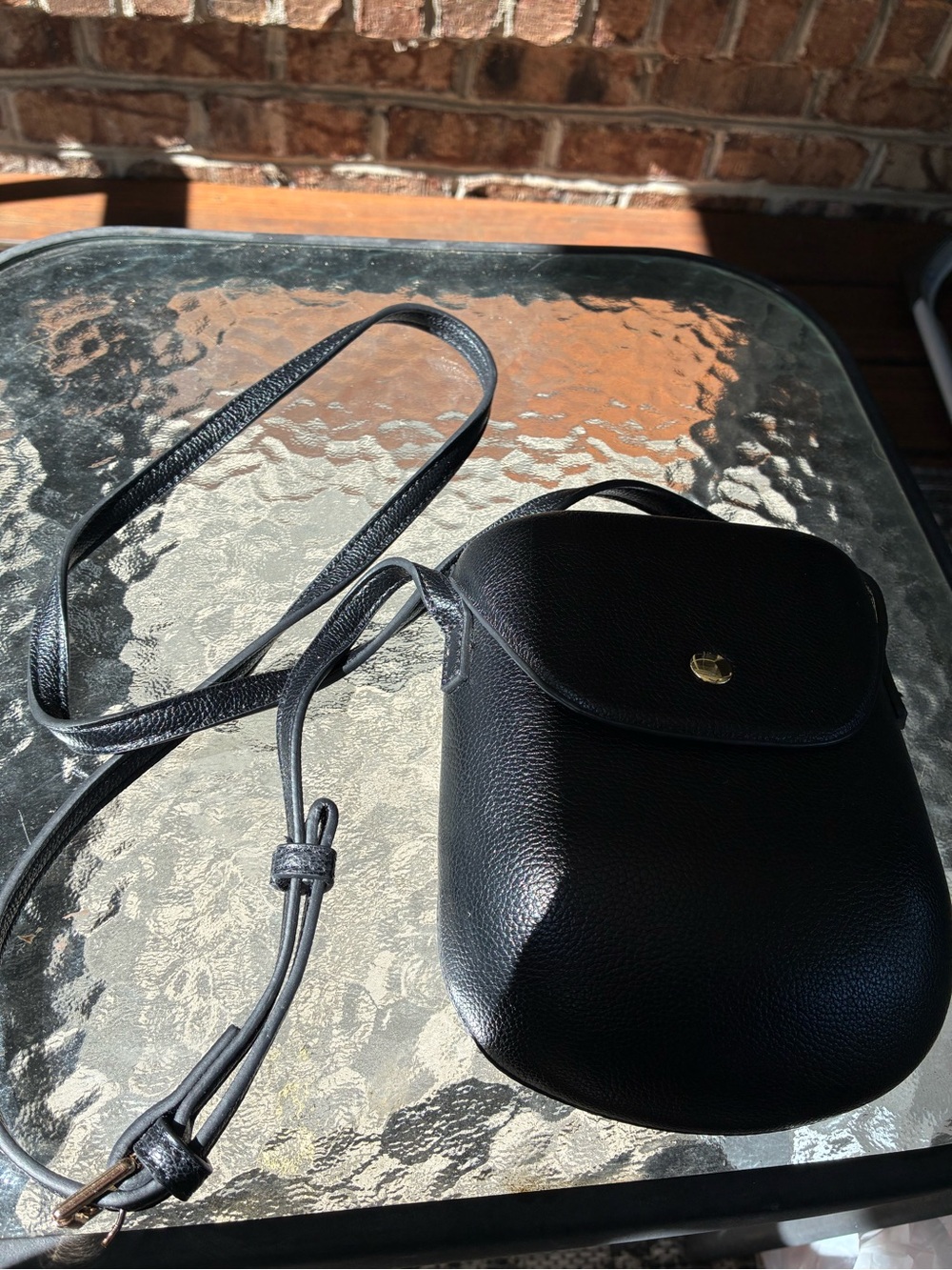 Black  hard body crossbody